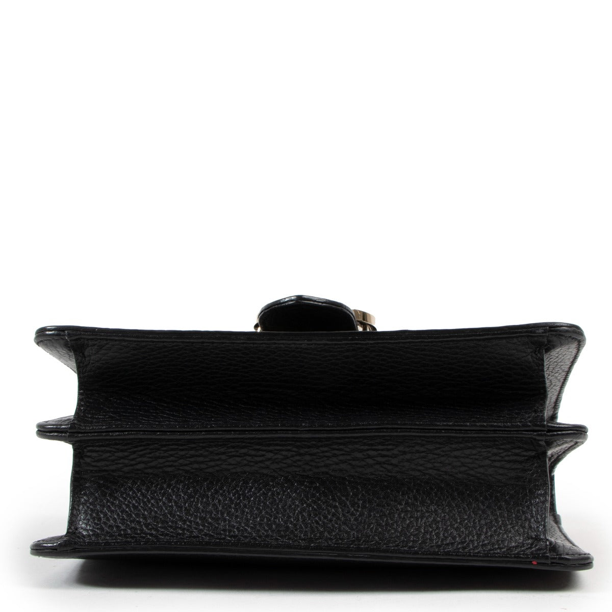 Gucci Interlocking G Black Leather Crossbody Bag