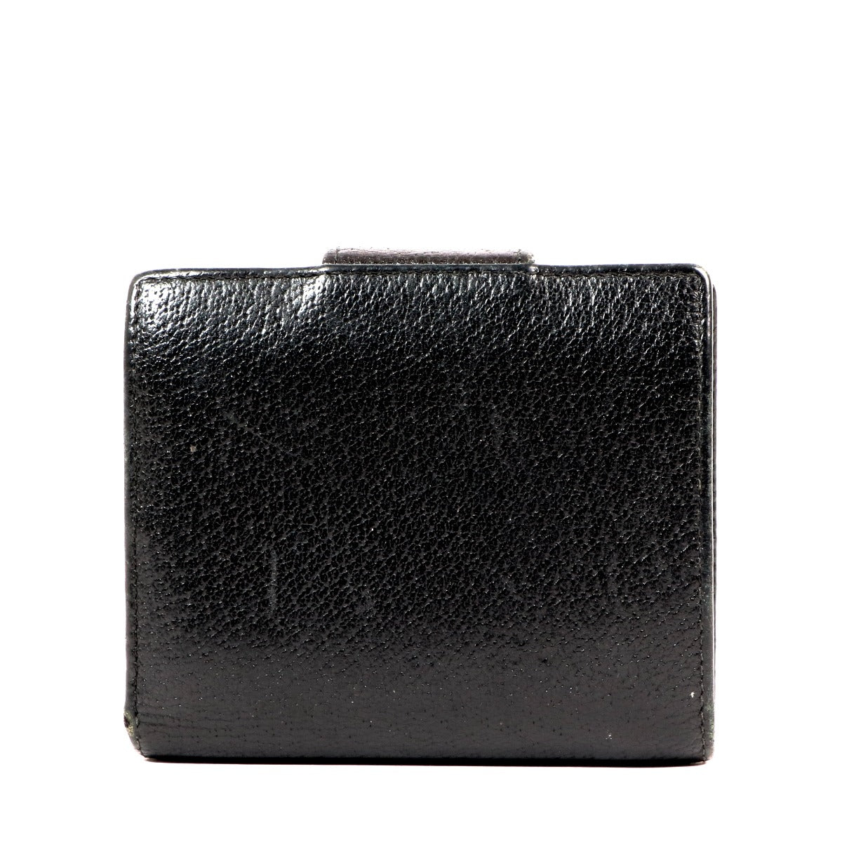 Portefeuille vintage Gucci en cuir noir
