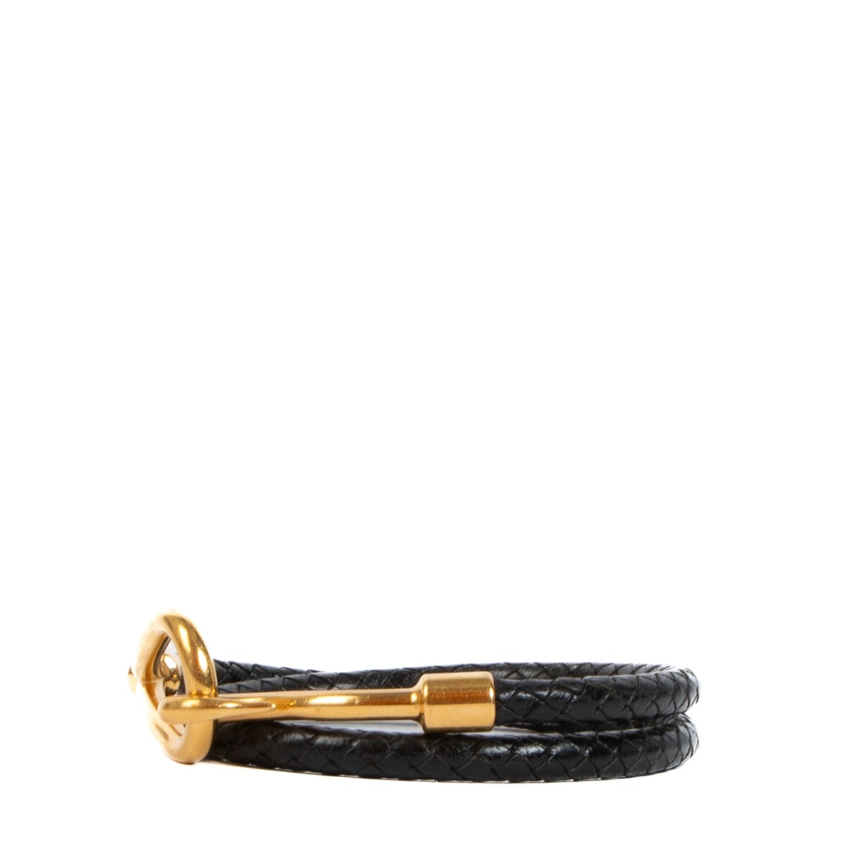 Hermès Black Jumbo H Necklace/Double Tour Bracelet
