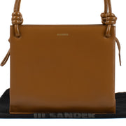shop 100% authentic second hand Jil Sander Camel Knot Detail Leather Tote bag on Labellov.com