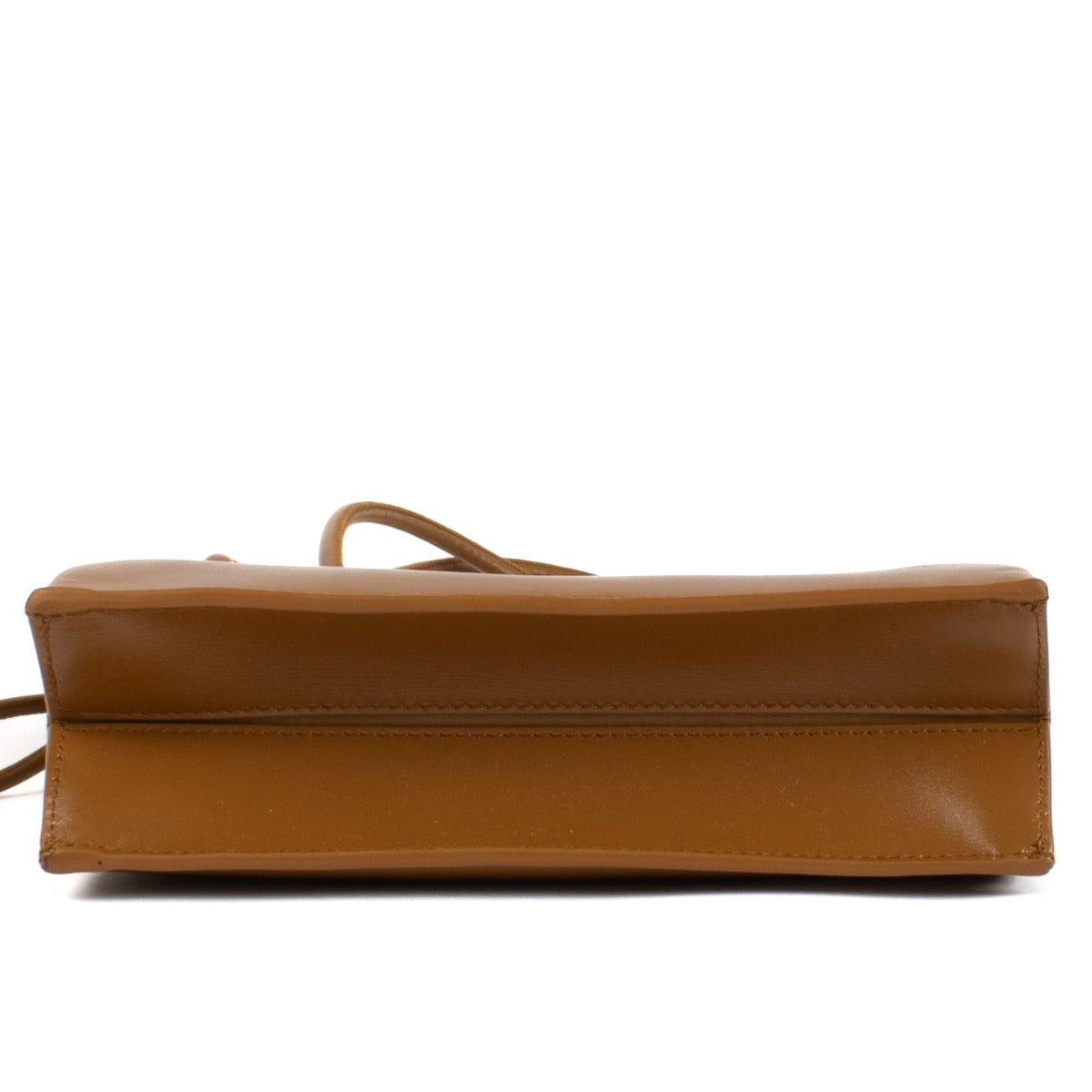 Jil Sander Camel Knot Detail Leather Tote bag