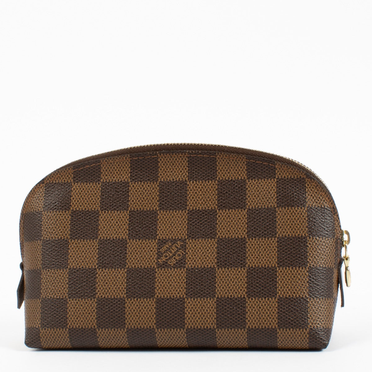 Shop safe online at Labellov in Antwerp, Brussels and Knokke this 100% authentic second hand Louis Vuitton Damier Ebene Cosmetic Pouch PM