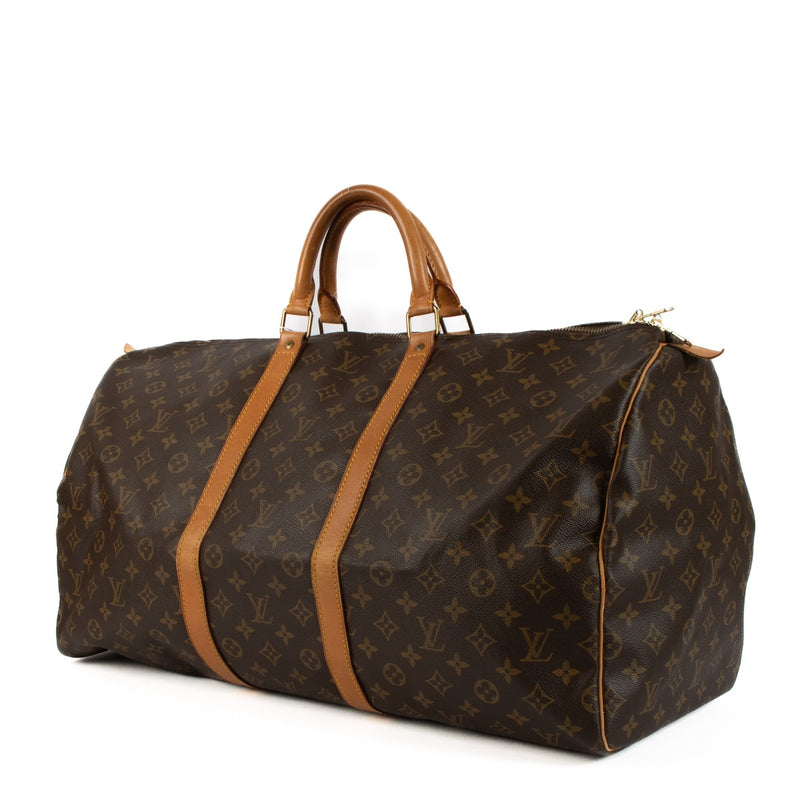 Louis Vuitton Monogram Keepall 55 Travel Bag