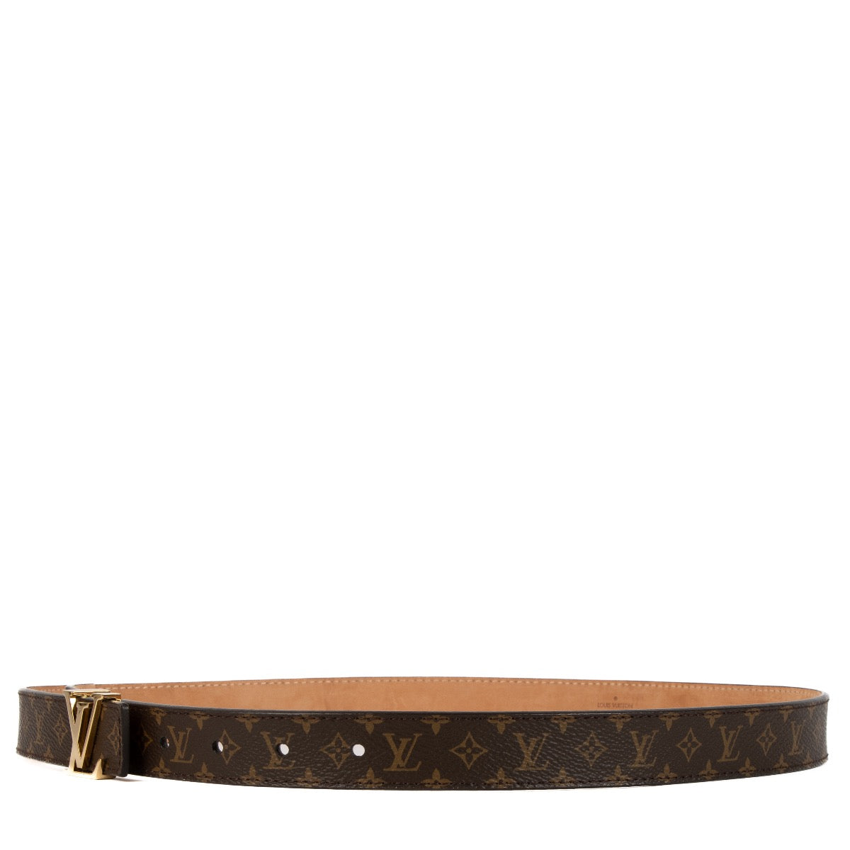 Shop safe online at Labellov in Antwerp, Brussels and Knokke this 100% authentic second hand Louis Vuitton Monogram LV Iconic 20mm Belt