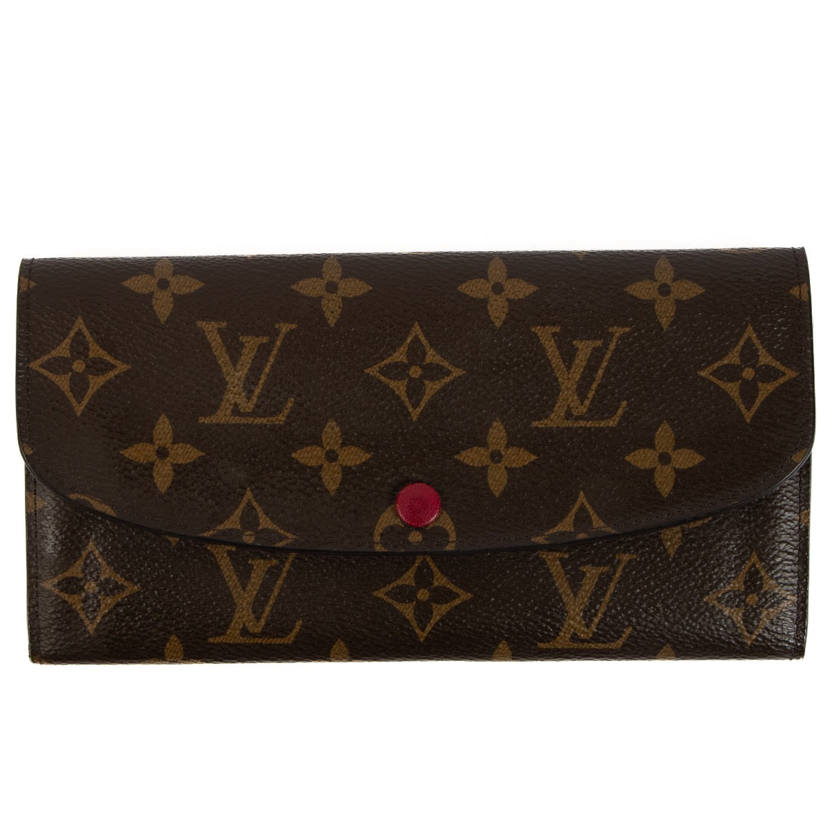 Shop safe online at Labellov in Antwerp, Brussels and Knokke this 100% authentic second hand Louis Vuitton Monogram Canvas Emilie Wallet