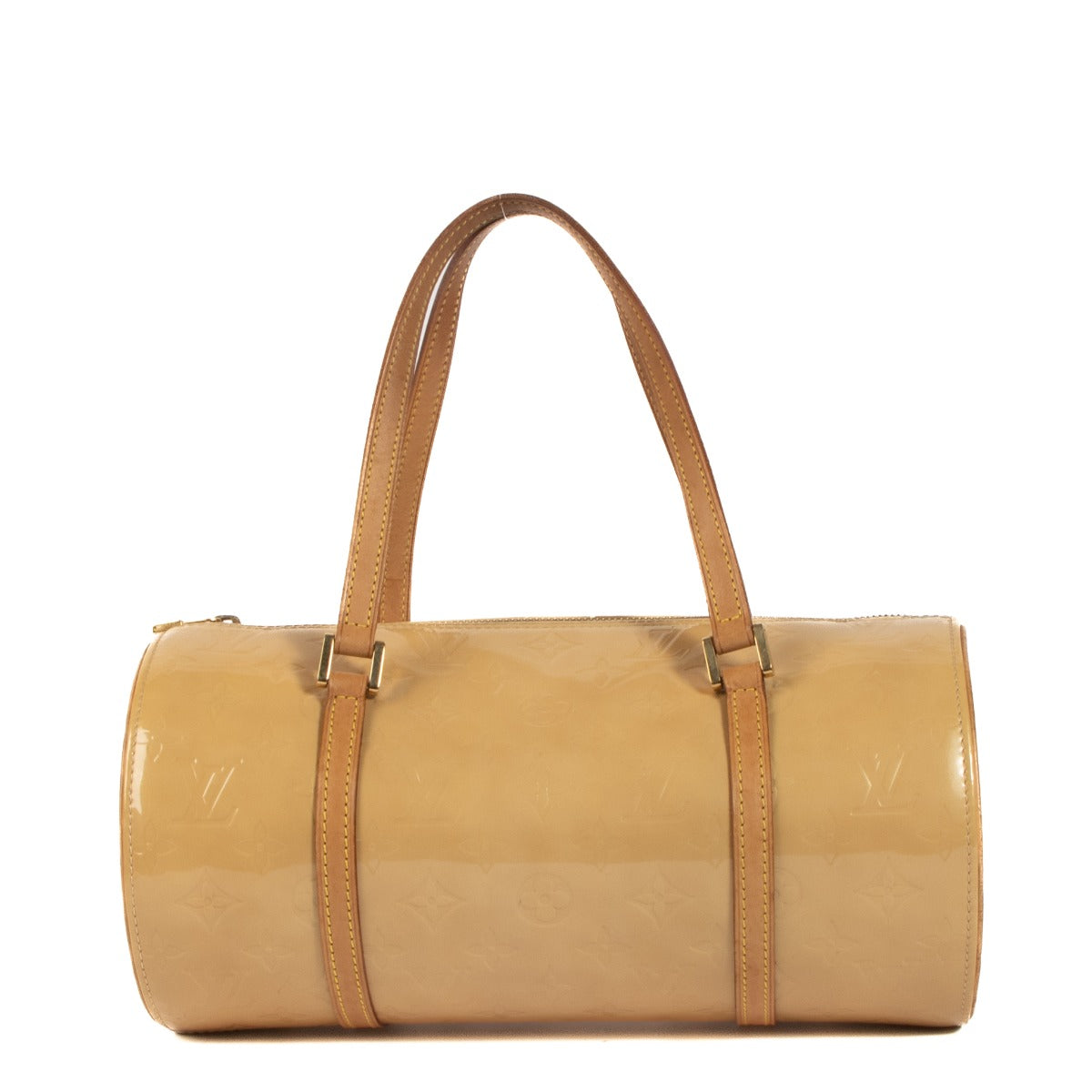 Shop authentic second hand Louis Vuitton Beige Monogram Vernis Papillon Bag on Labellov.com