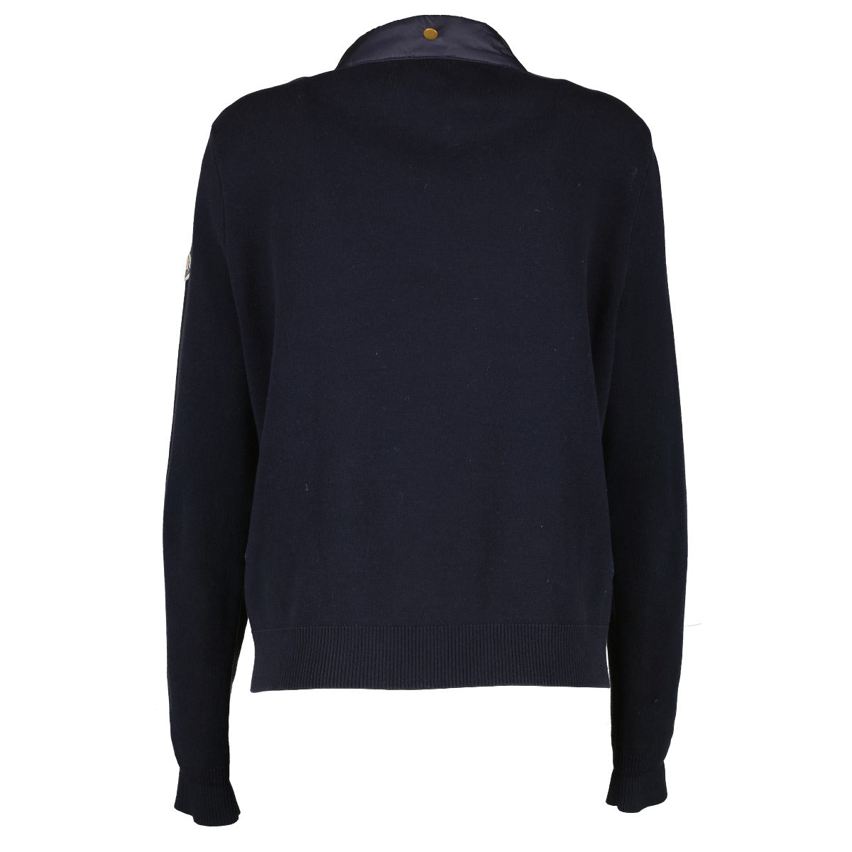 Moncler Blue Padded Cotton Cardigan - Size L
