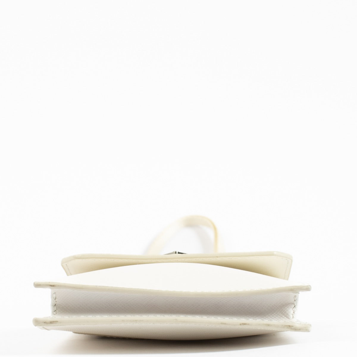 Shop Prada White Saffiano Phone Pouch on Labellov.com