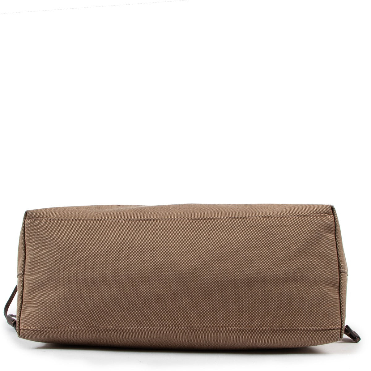 Prada Logo Jacquard Canvas Shopping Bag