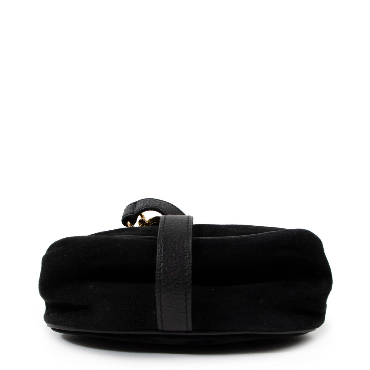 Delvaux Black Suede Mini Cerceau Bag