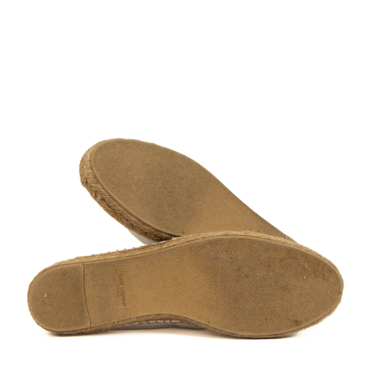 Saint Laurent Beige Toile Espadrilles - Size 39