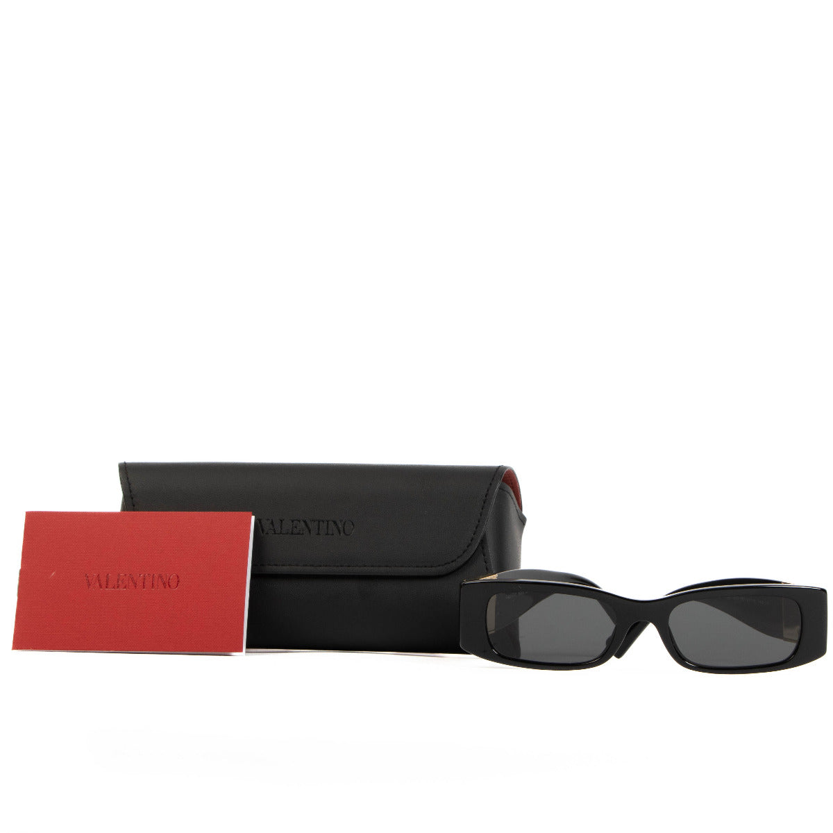 Valentino Black Roman Stud Sunglasses