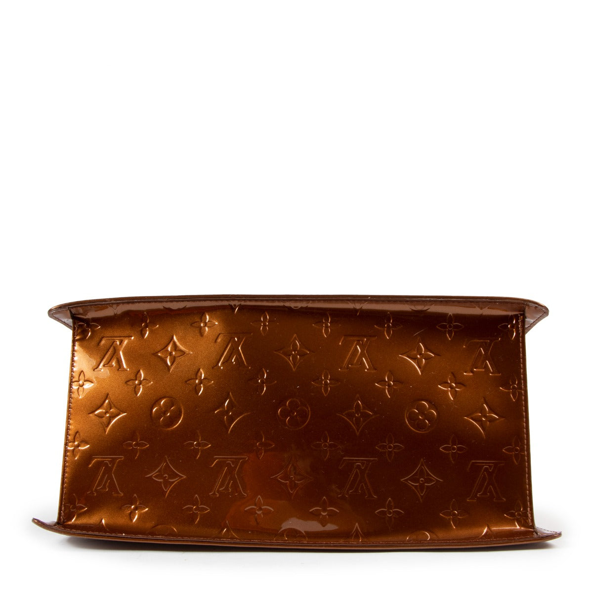 Louis Vuitton Bronzen Monogram Vernis Forsyth GM Tas
