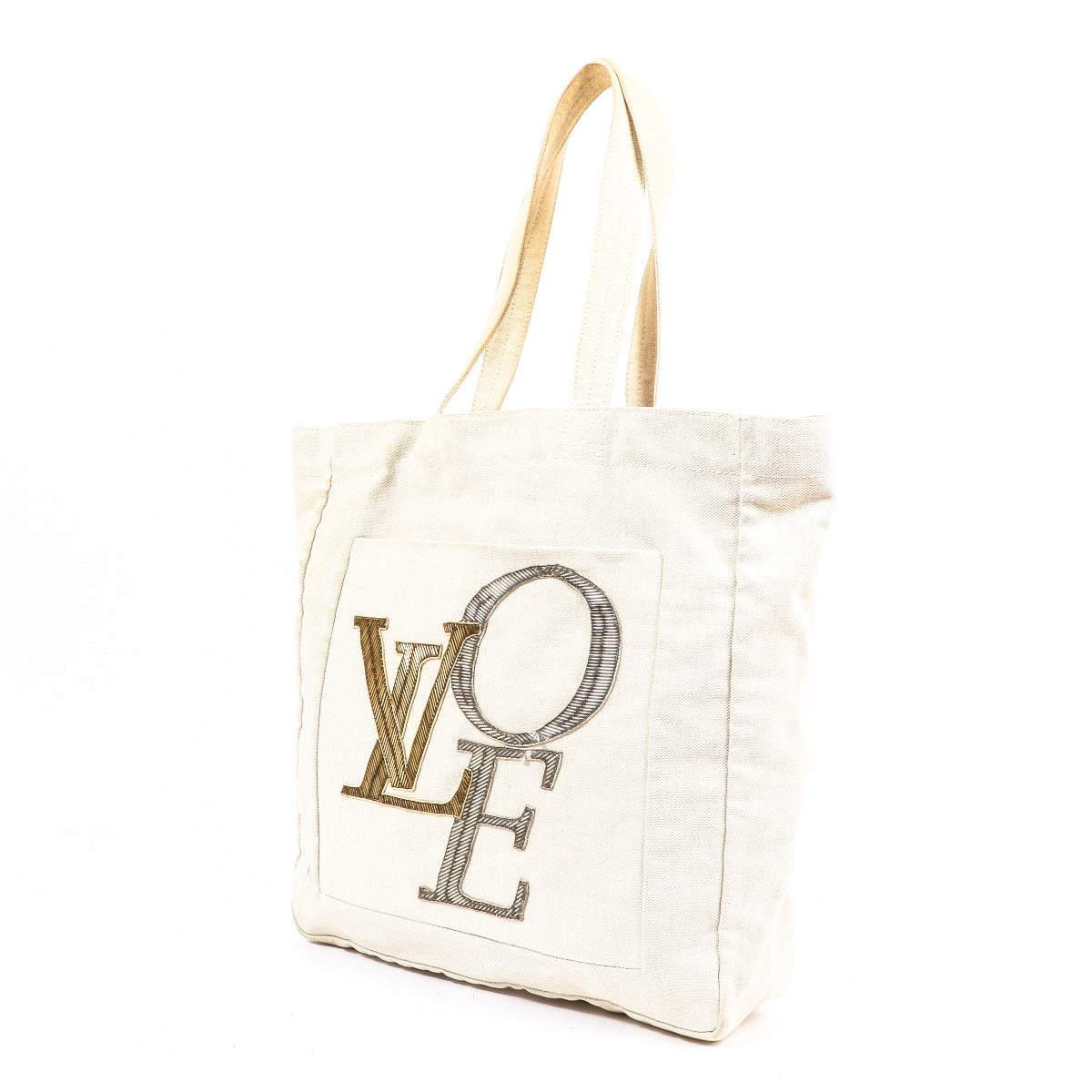 Louis Vuitton Beige Canvas That's Love Tote Bag