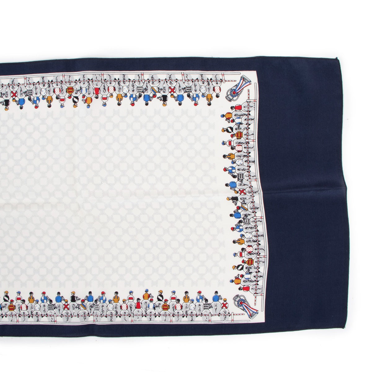 Celine Vintage Horse Racing Silk Scarf