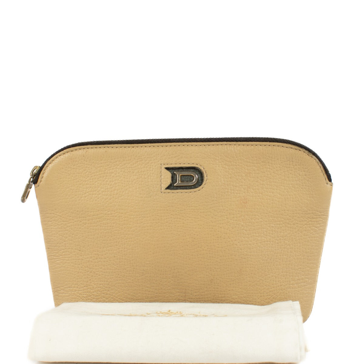 Delvaux Beige Leather Pouch