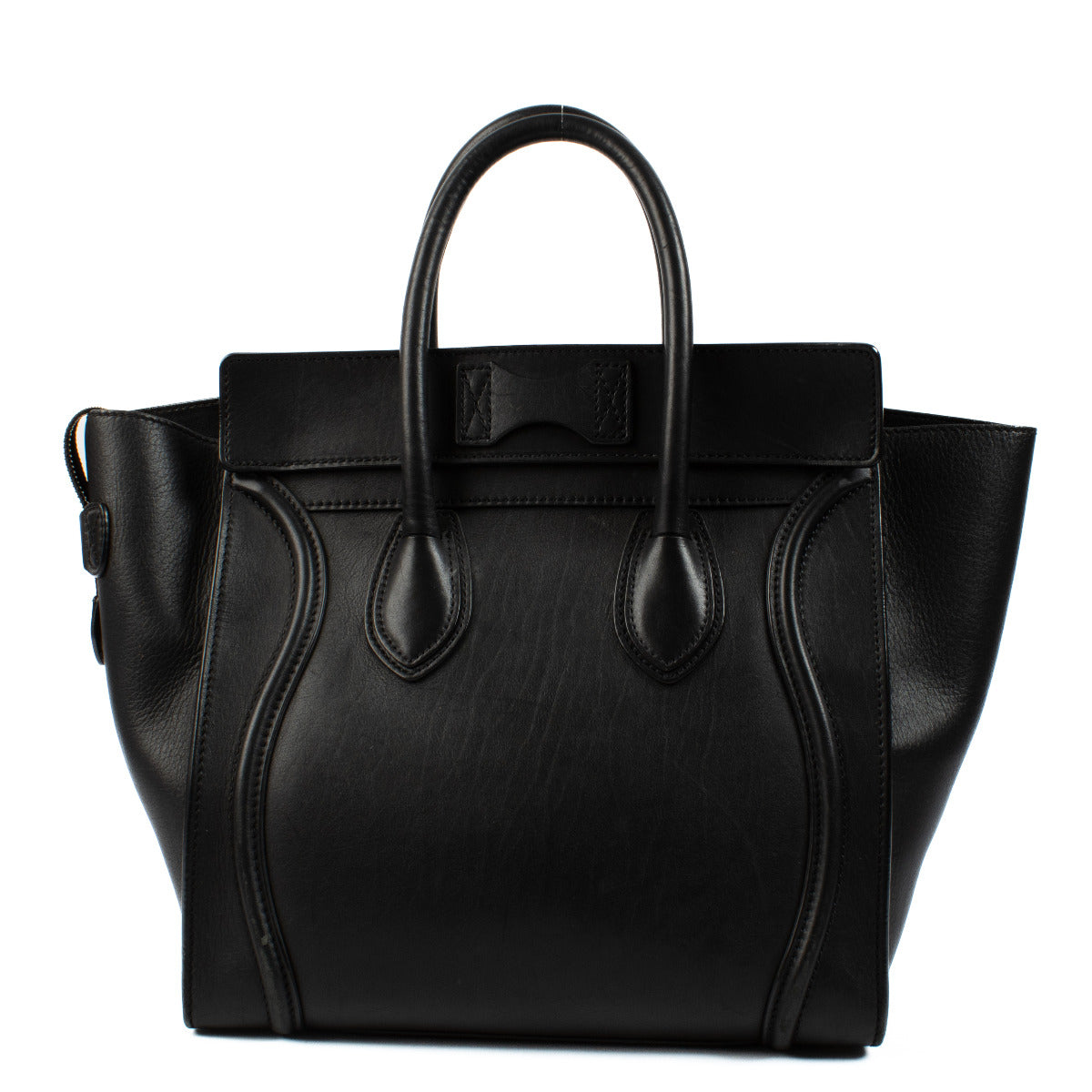 Celine Black Medium Luggage Top Handle Bag