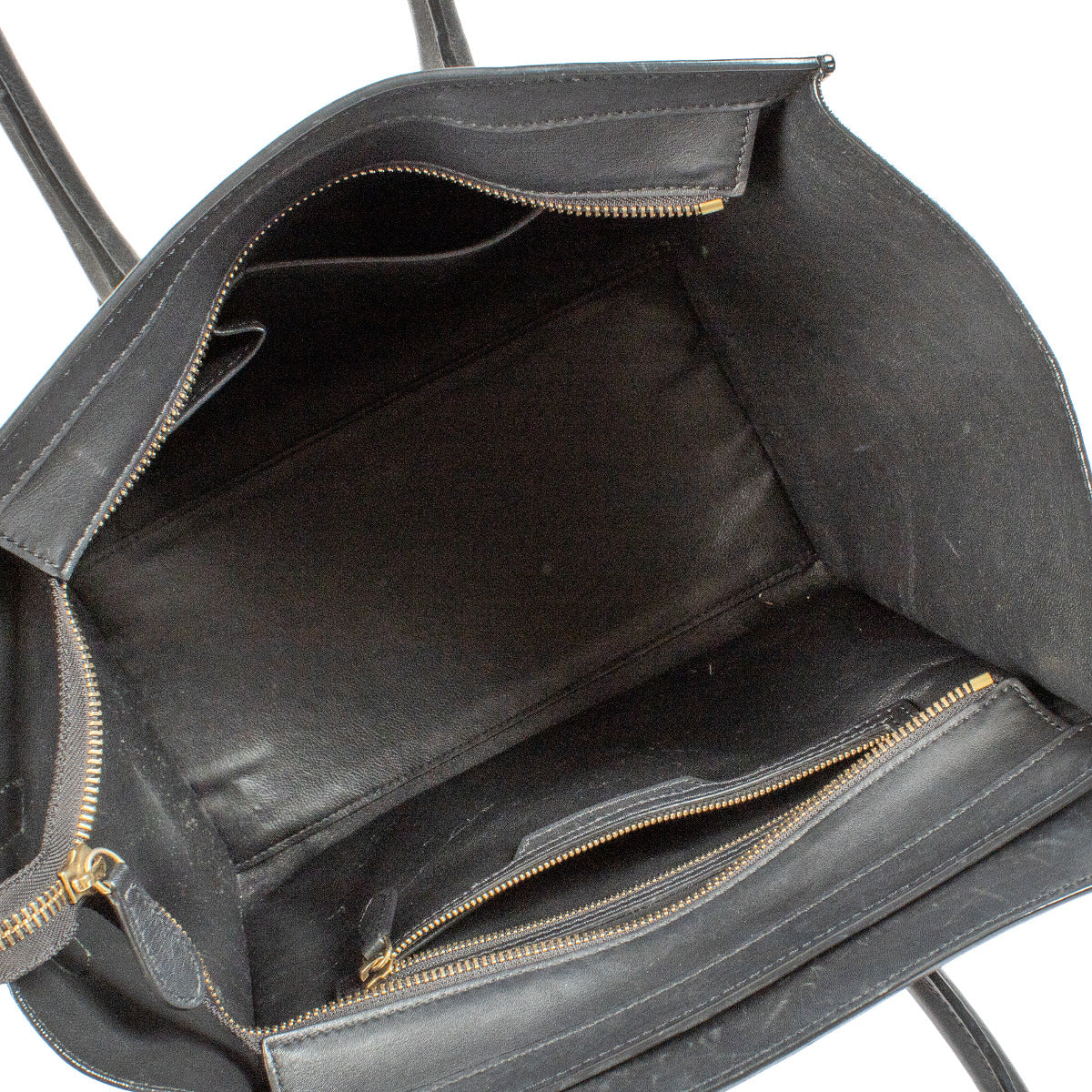 Celine Black Medium Luggage Top Handle Bag