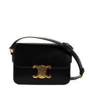 Celine Black Teen Triomphe Crossbody Bag aan de beste prijs bij Labellov tweedehands luxe in Antwerpen Knokke Brussel