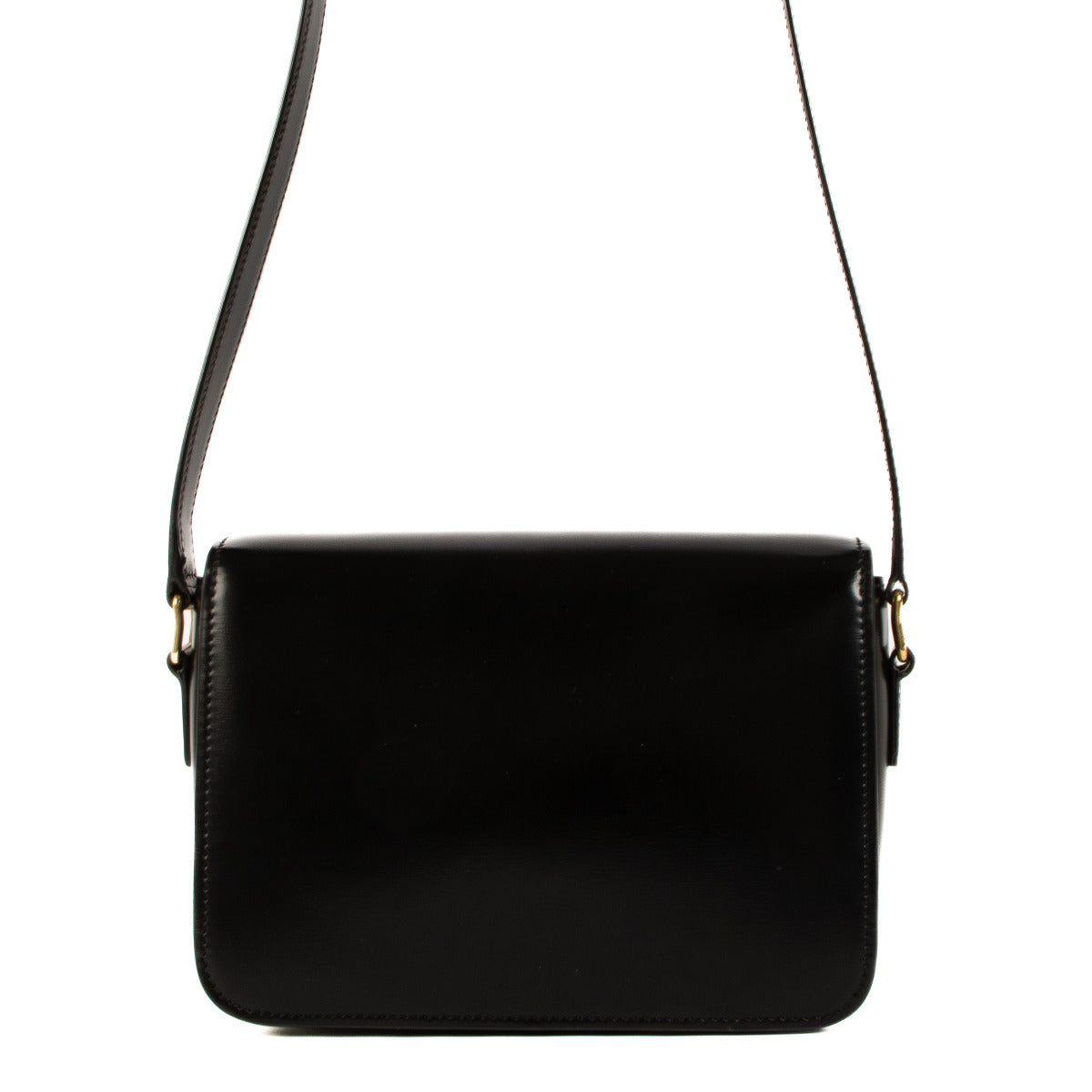 Celine Black Teen Triomphe Crossbody Bag