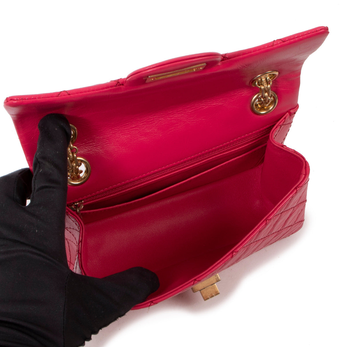 Chanel Mini 2.55 Fuchsia Reissue Flap Bag