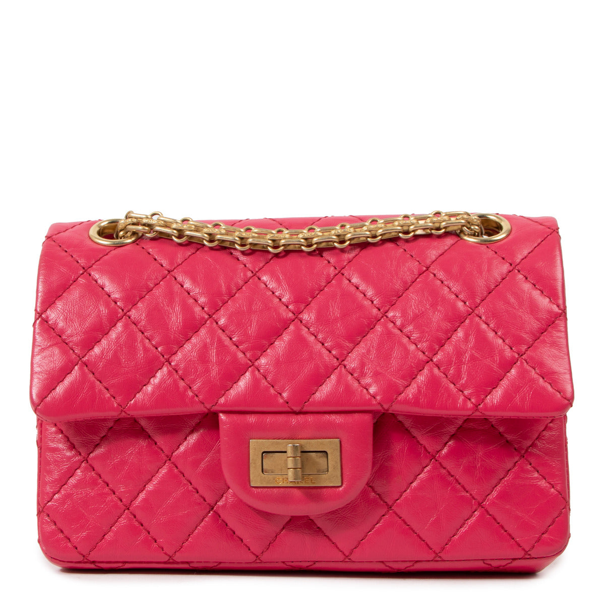 Chanel Mini 2.55 Fuchsia Reissue Flap Bag aan de beste prijs bij Labellov