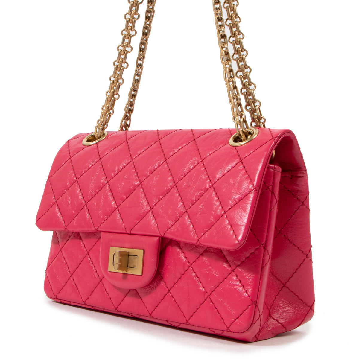 Chanel Mini 2.55 Fuchsia Reissue Flap Bag