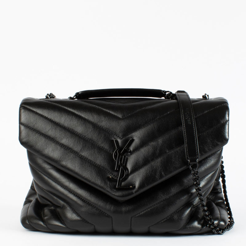 Authentic pre-loved Saint Laurent So Black Medium Loulou Bag on Labellov.com