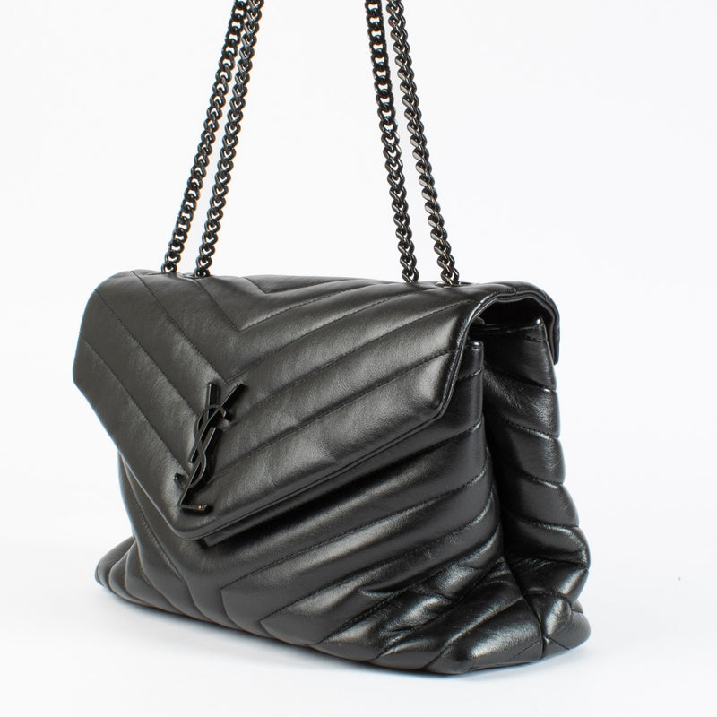Authentic pre-loved Saint Laurent So Black Medium Loulou Bag on Labellov.com