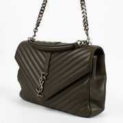 shop 100% authentic second hand Saint Laurent Khaki Large College Bag on Labellov.com