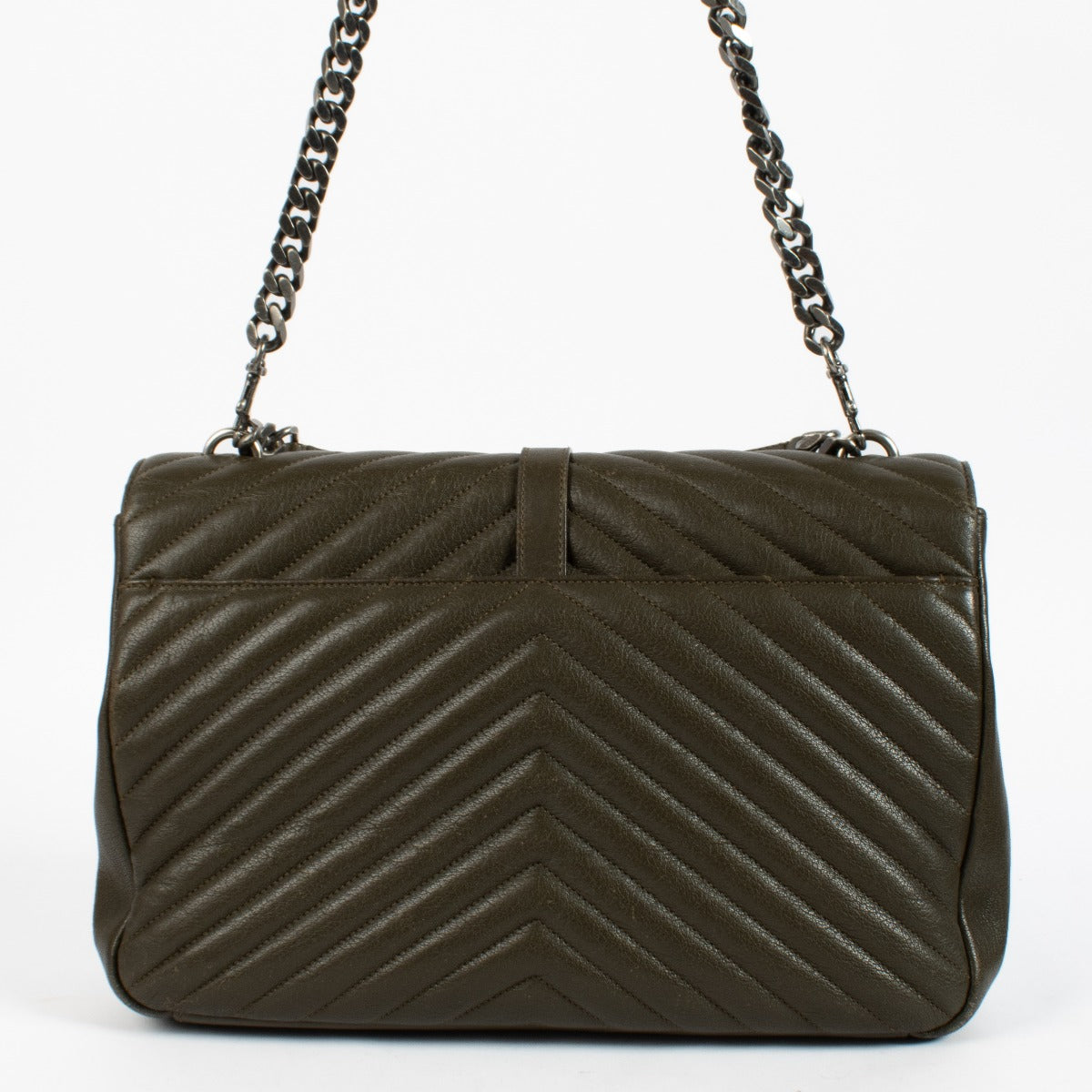 shop 100% authentic second hand Saint Laurent Khaki Large College Bag on Labellov.com