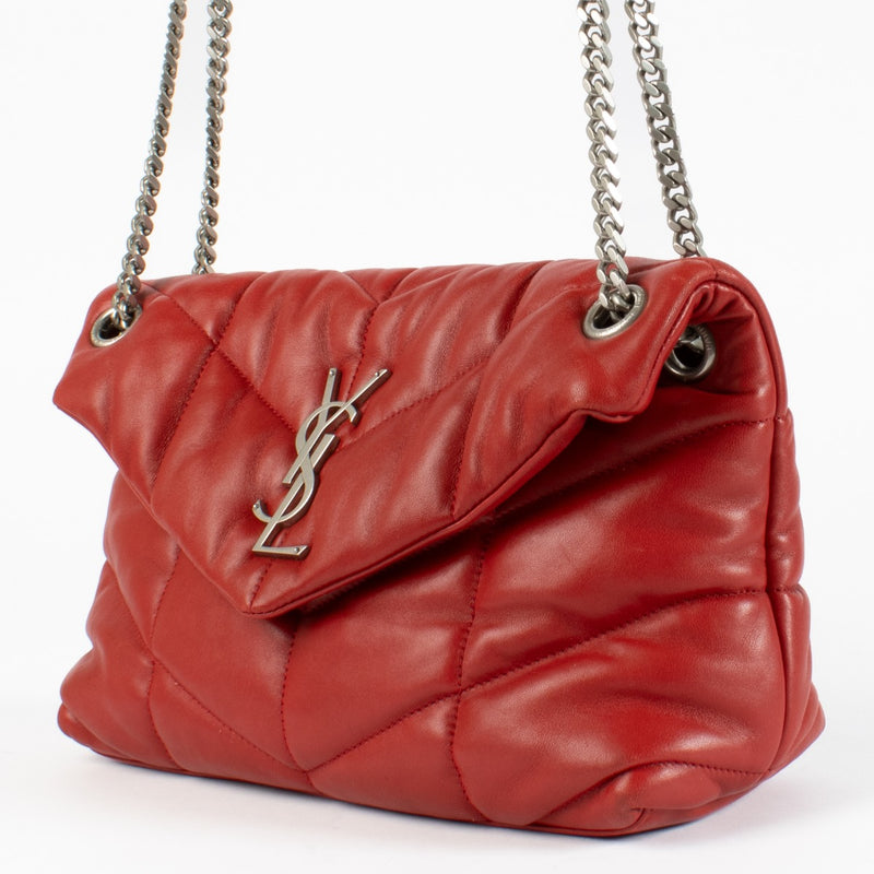 Authentic second hand Saint Laurent Red Small Puffer Bag on Labellov.com