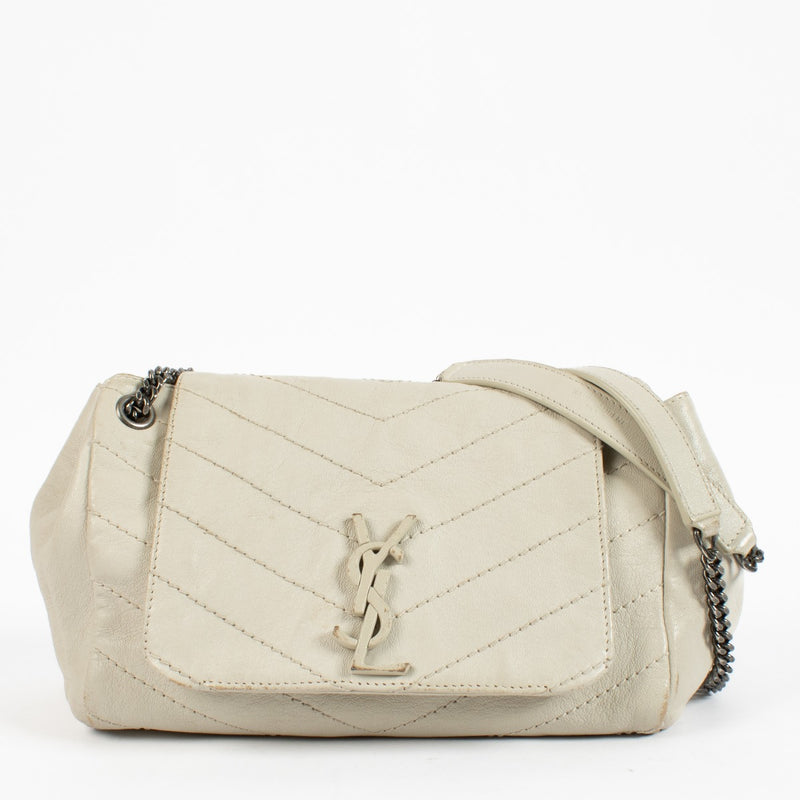 shop 100% authentic second hand Saint Laurent White Small Nolita Bag on Labellov.com