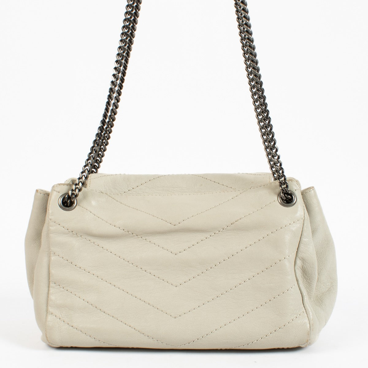 shop 100% authentic second hand Saint Laurent White Small Nolita Bag on Labellov.com