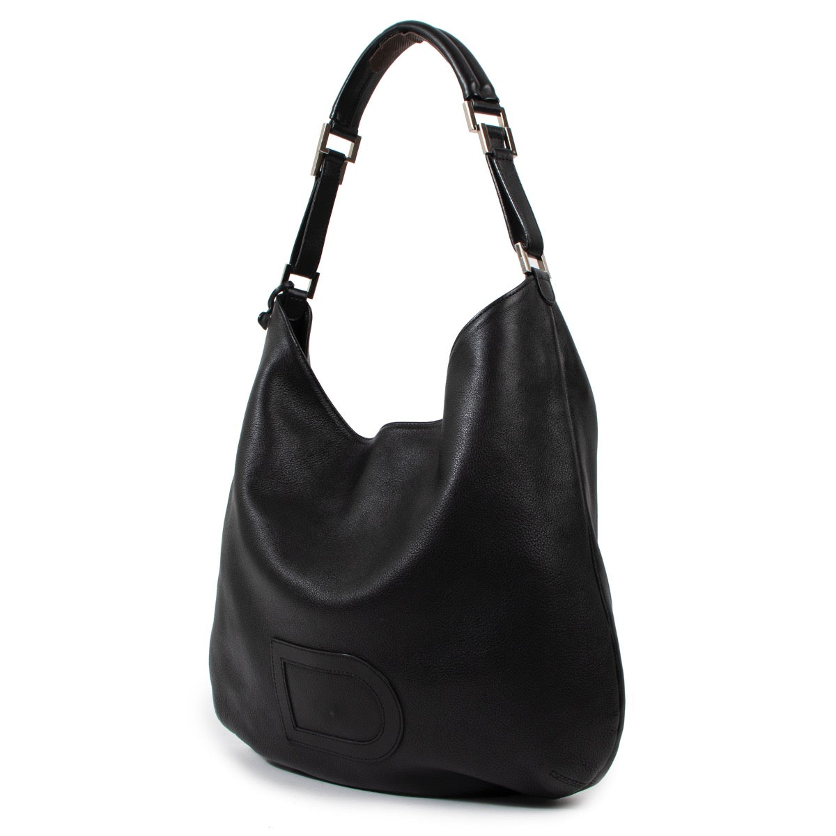 100% authentic Delvaux Louise GM Polo Noir at labellov.com