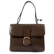 Delvaux Aristocrate Taupe Box Calf Shoulder Bag