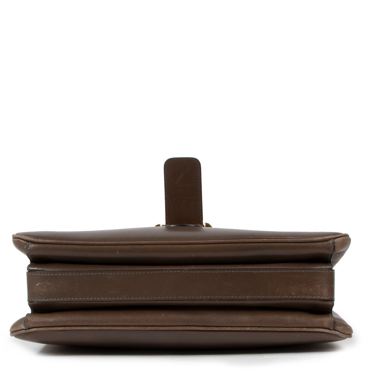 Sac bandoulière Delvaux Aristocrate en veau box taupe
