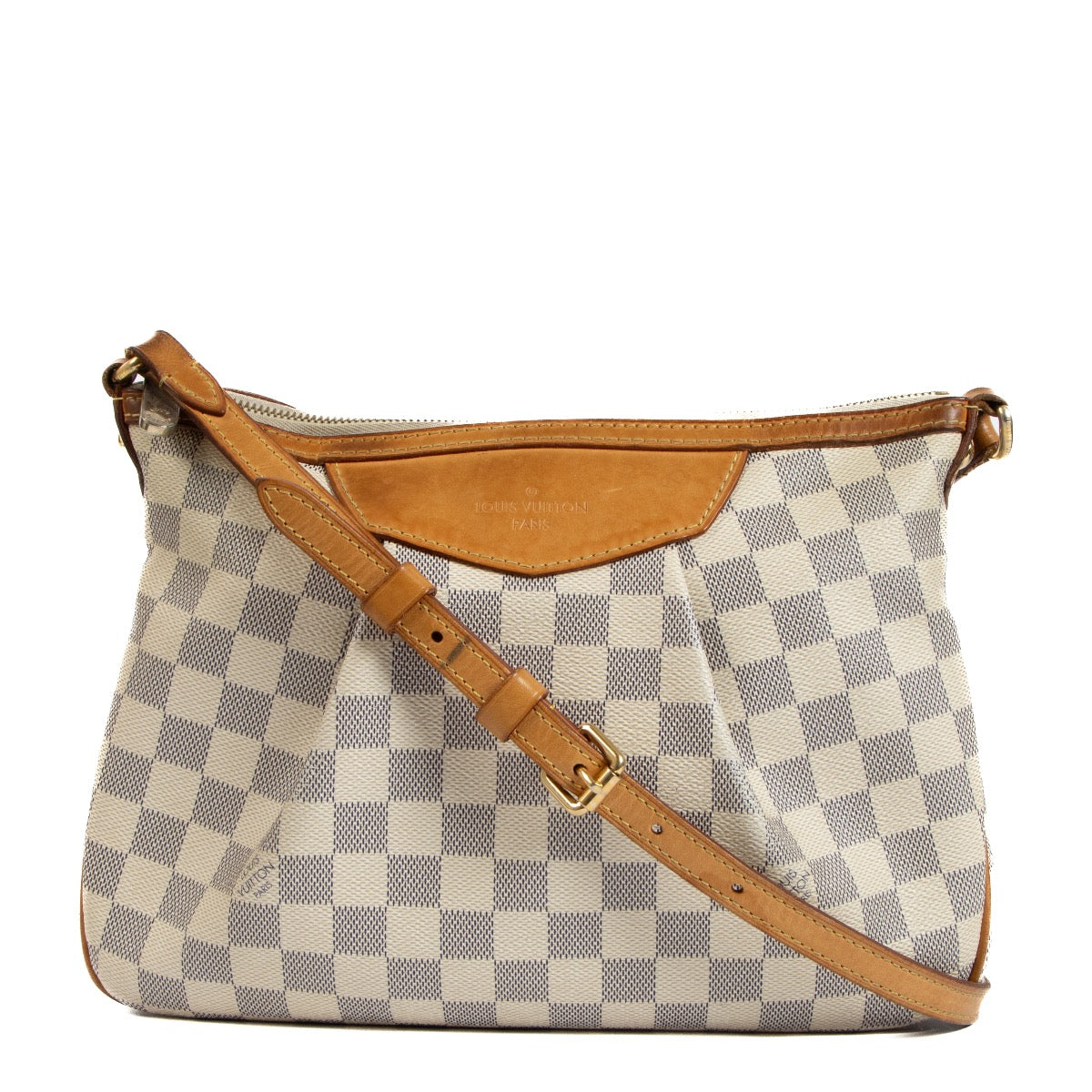 shop 100% authentic second hand Louis Vuitton Siracusa Damier Azur Crossbody on Labellov.com