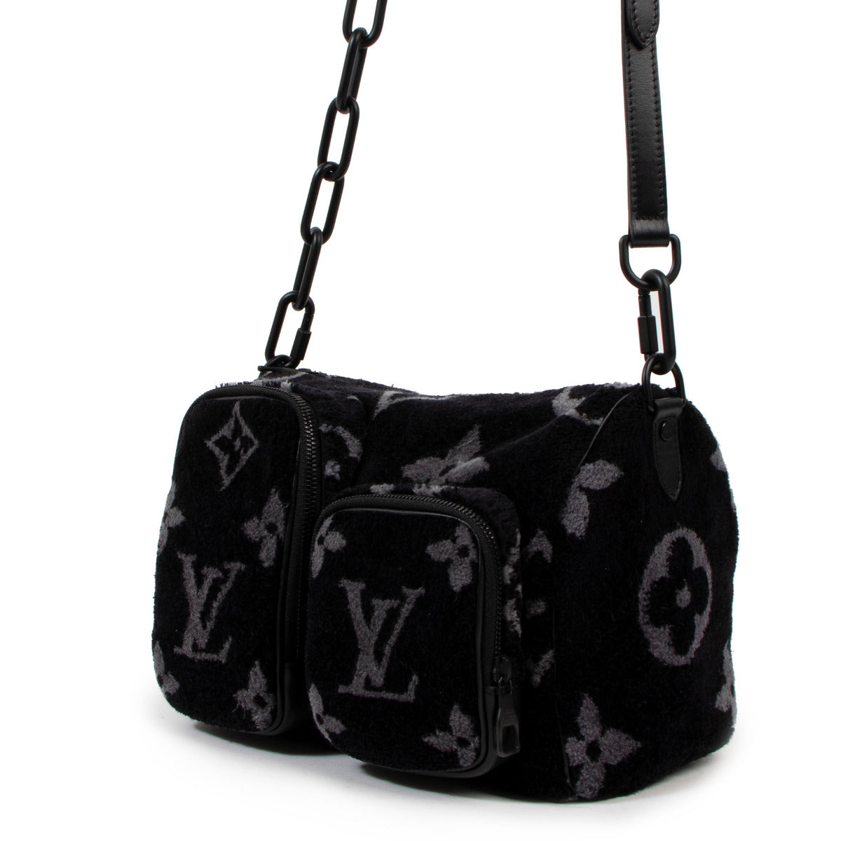 Sac Speedy Louis Vuitton 2020 Monogram Eclipse Tuffetage Multi-Poches
