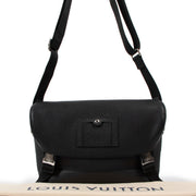 Louis Vuitton Messenger Voyager PM Black Taiga Leather