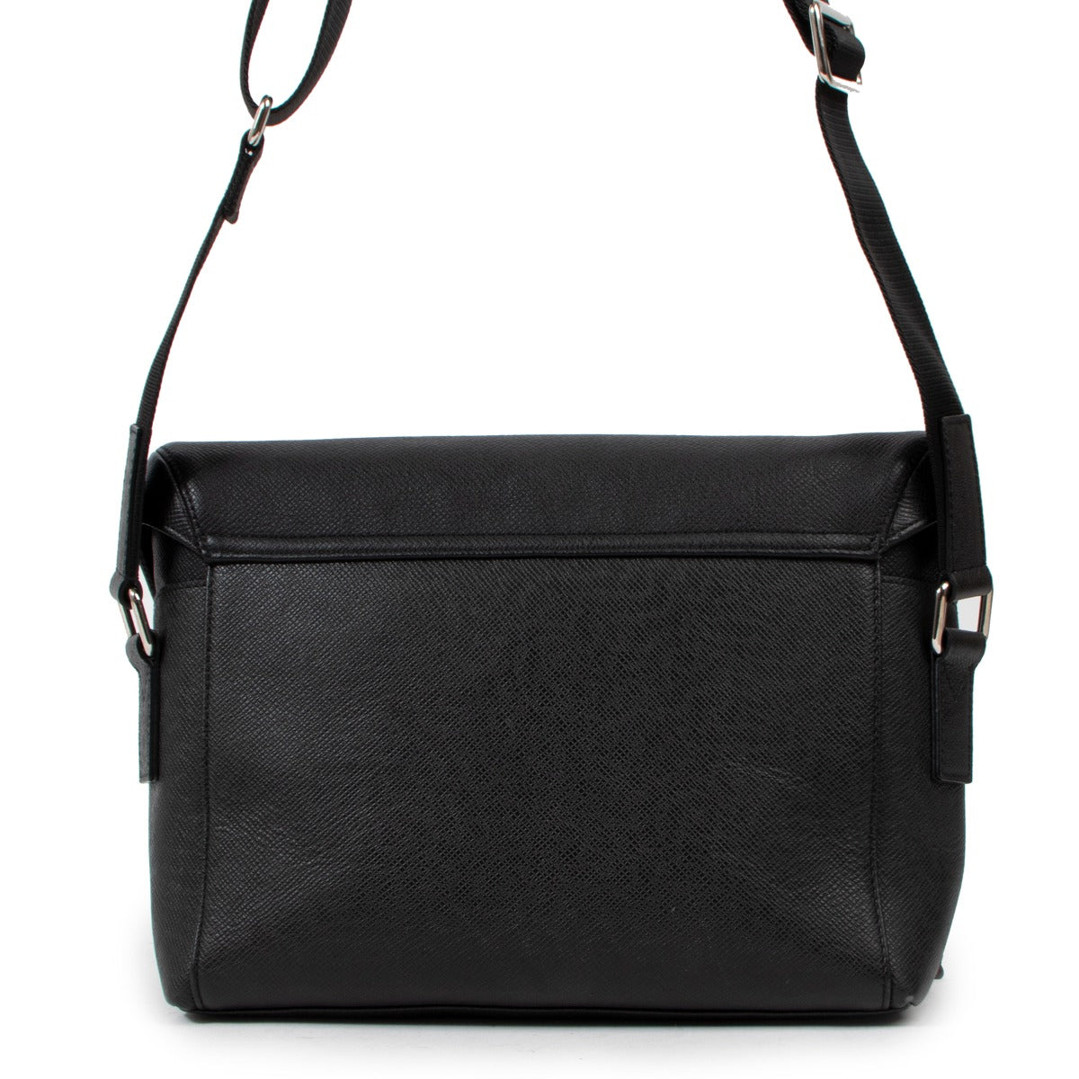 Louis Vuitton Messenger Voyager PM Zwart Taiga Leder
