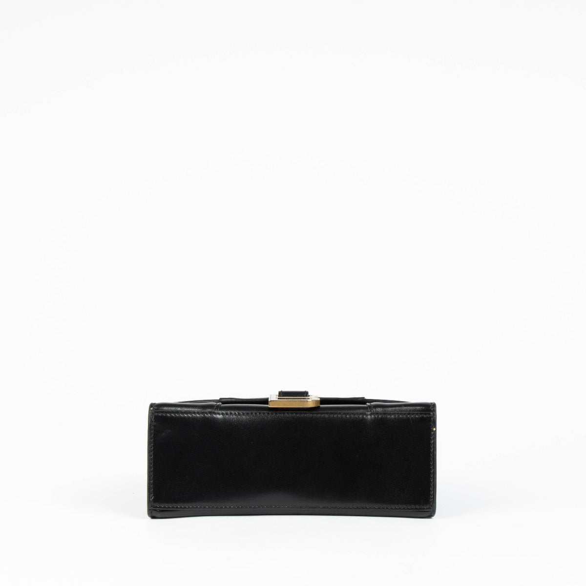 Balenciaga Black Leather Hourglass XS Bag aan de beste prijs bij Labellov tweedehands luxe in Antwerpen.