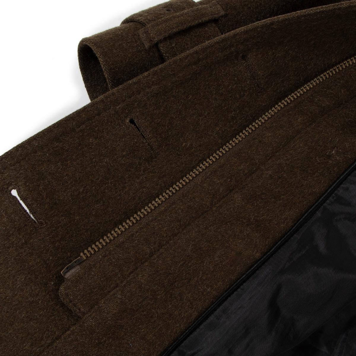 Burberry London Trench-coat en laine et cachemire kaki - Taille FR40