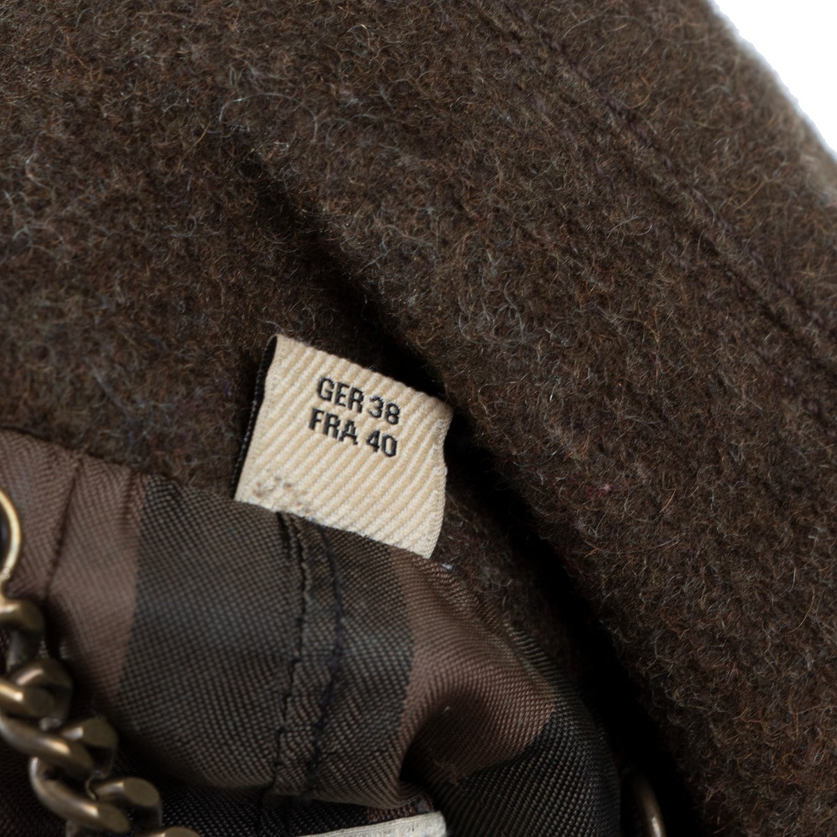 Burberry London Trench-coat en laine et cachemire kaki - Taille FR40
