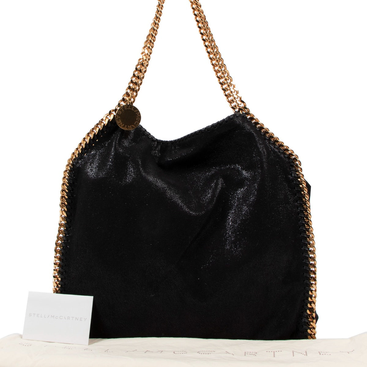 Stella McCartney Black Falabella Tote Bag