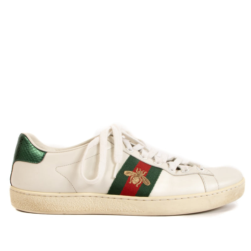 Gucci, sneakers, bee, Gucci ace, fashion, designer, preloved, Labellov, Antwerp, Knokke,
