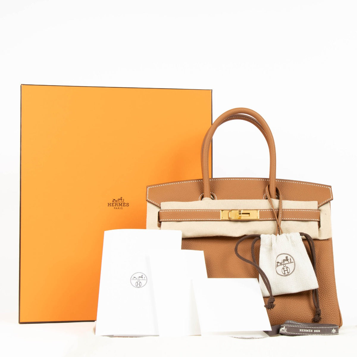 Hermès Birkin 30 Gold Togo GHW