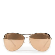 Chanel 4223 Gold Mirrored Pilot Summer Sunglasses
