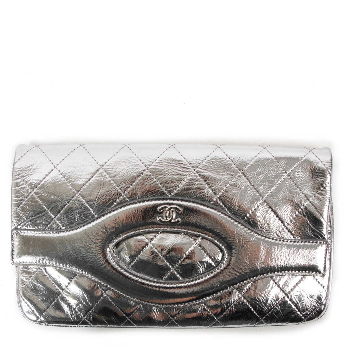 Chanel Silver 31 Small Pouch
