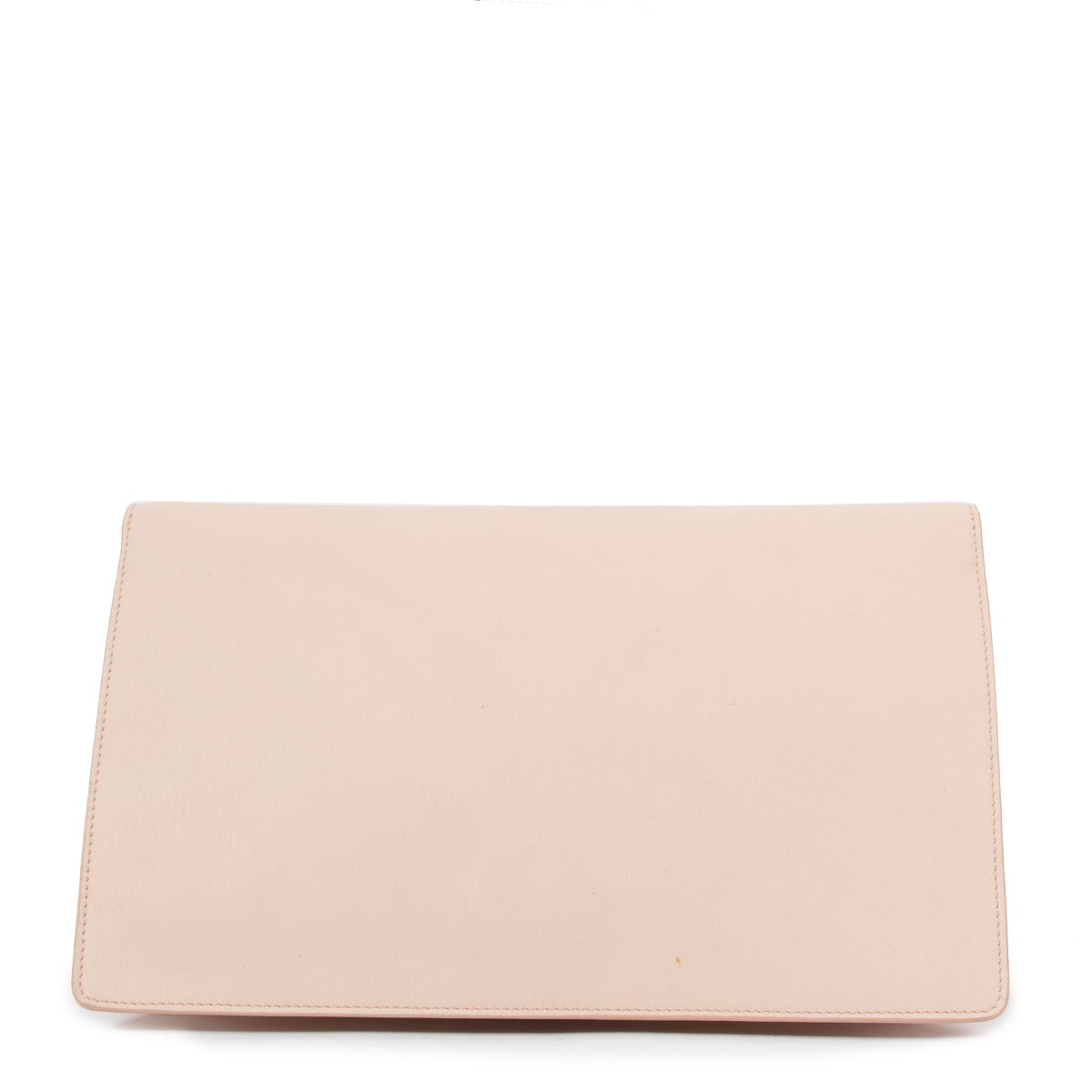 Fendi Nude Leren Tube Macro Clutch